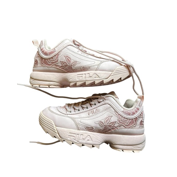Fila Women's Disruptor II Embroidery (Rose), Pink, US SZ 6 5FM00605-650 JL81 - Picture 1 of 7